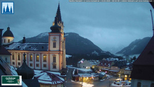 Městečko Mariazell - Basilika - 23.2.2026 v 06:45