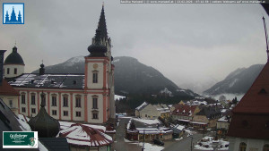 Městečko Mariazell - Basilika - 23.2.2026 v 07:45