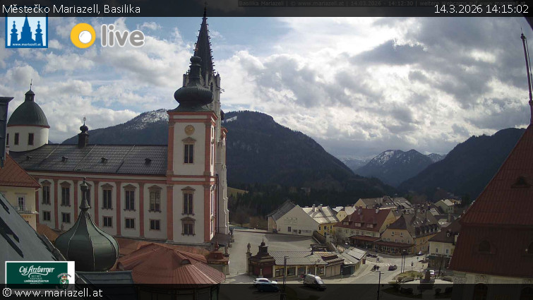 Městečko Mariazell - Basilika - 14.3.2026 v 14:15