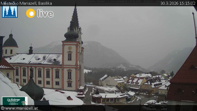 Městečko Mariazell - Basilika - 30.3.2026 v 15:15