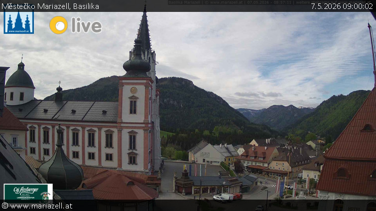Městečko Mariazell - Basilika - 7.5.2026 v 09:00