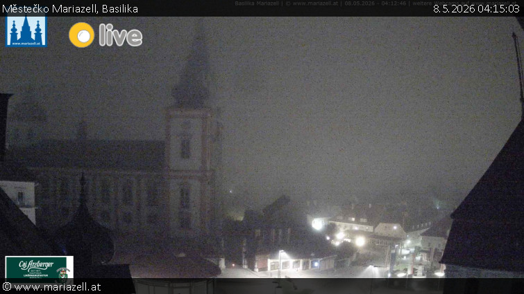 Městečko Mariazell - Basilika - 8.5.2026 v 04:15