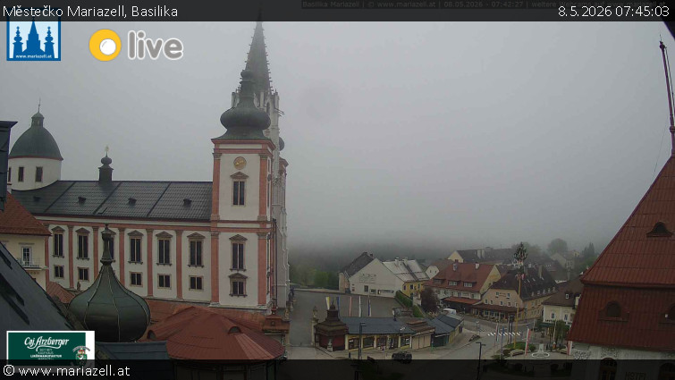 Městečko Mariazell - Basilika - 8.5.2026 v 07:45