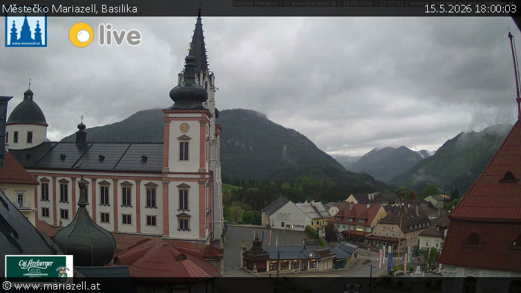 Městečko Mariazell - Basilika - 15.5.2026 v 18:00