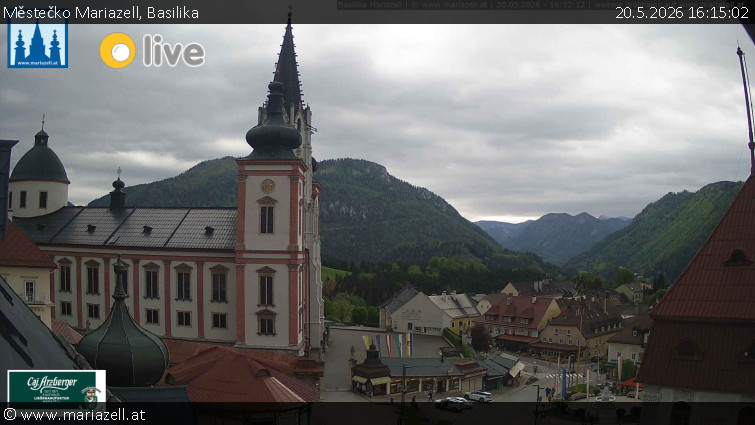 Městečko Mariazell - Basilika - 20.5.2026 v 16:15