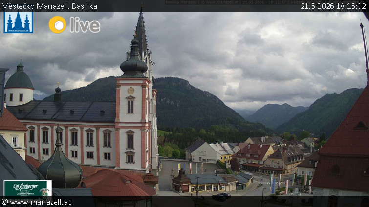 Městečko Mariazell - Basilika - 21.5.2026 v 18:15