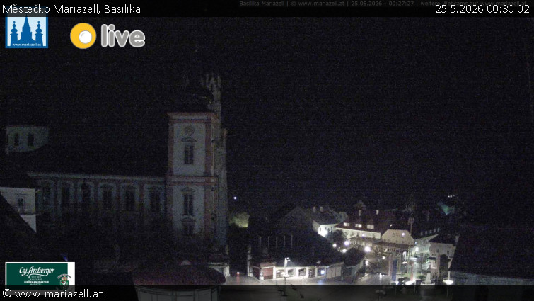 Městečko Mariazell - Basilika - 25.5.2026 v 00:30