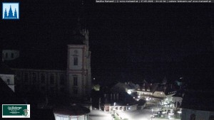 Městečko Mariazell - Basilika - 27.5.2026 v 01:45 Městečko Mariazell - Basilika - 27.5.2026 v 01:45