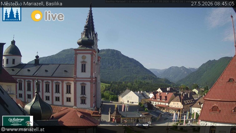 Městečko Mariazell - Basilika - 27.5.2026 v 08:45