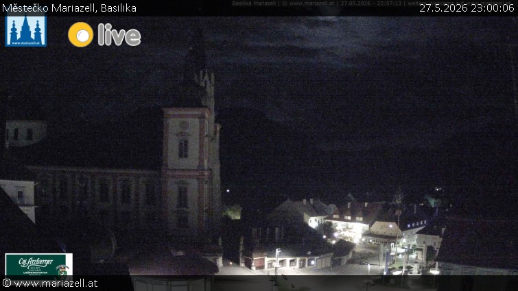 Městečko Mariazell - Basilika - 27.5.2026 v 23:00