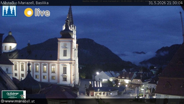 Městečko Mariazell - Basilika - 31.5.2026 v 21:30