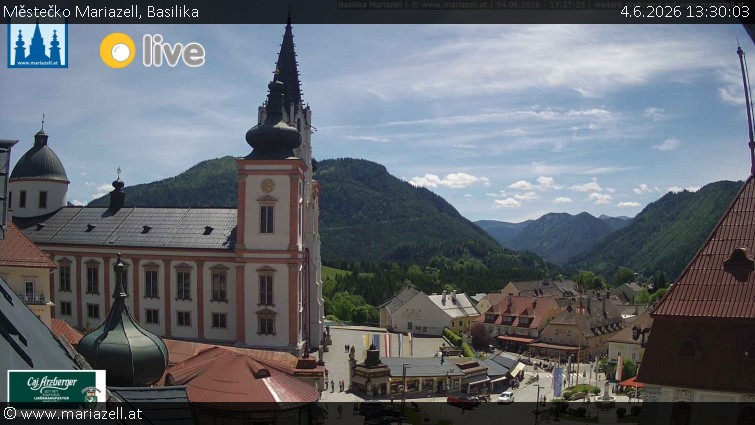 Městečko Mariazell - Basilika - 4.6.2026 v 13:30