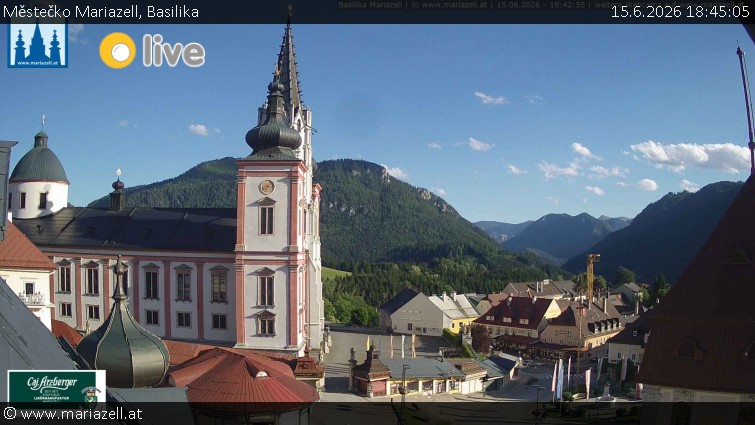 Městečko Mariazell - Basilika - 15.6.2026 v 18:45