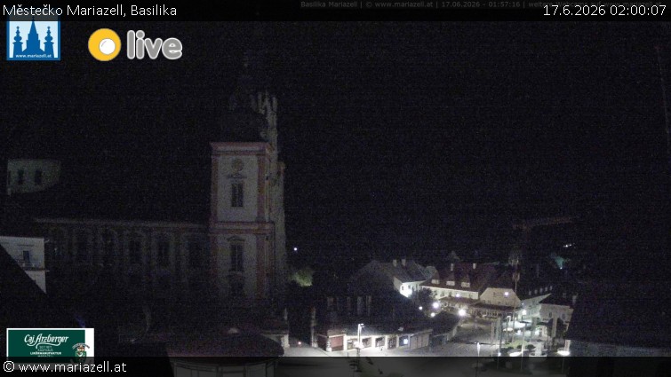 Městečko Mariazell - Basilika - 17.6.2026 v 02:00