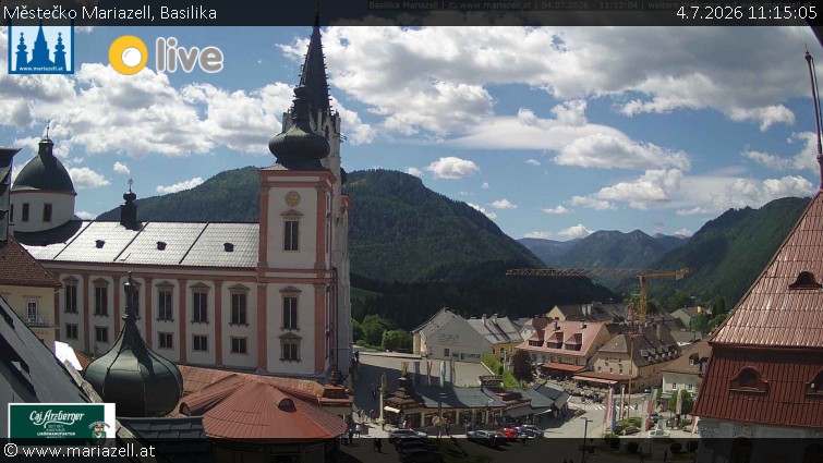 Městečko Mariazell - Basilika - 4.7.2026 v 11:15