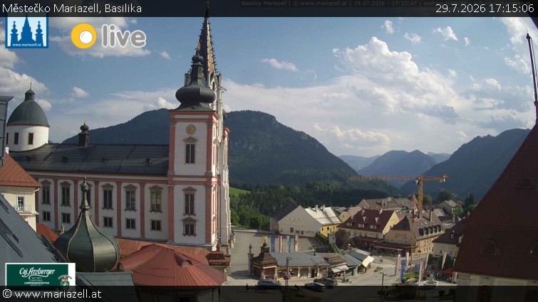 Městečko Mariazell - Basilika - 29.7.2026 v 17:15