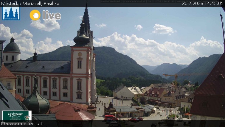 Městečko Mariazell - Basilika - 30.7.2026 v 14:45