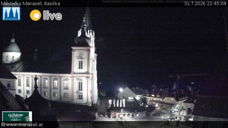 Městečko Mariazell - Basilika - 31.7.2026 v 22:45
