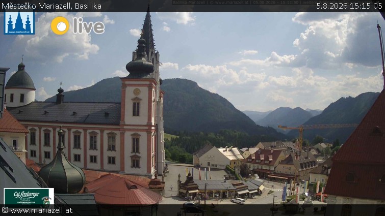 Městečko Mariazell - Basilika - 5.8.2026 v 15:15