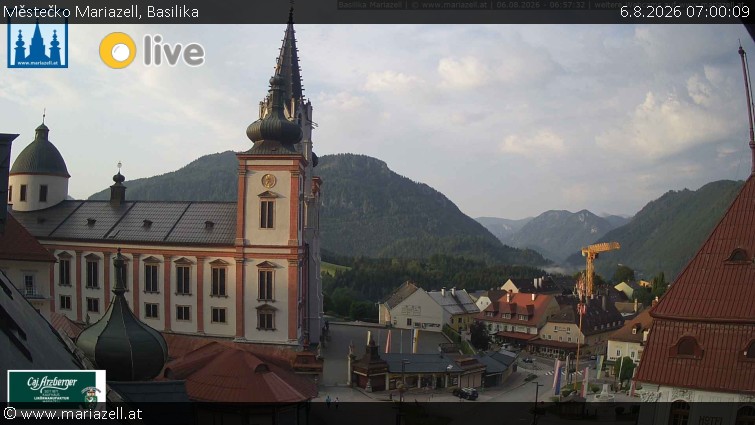 Městečko Mariazell - Basilika - 6.8.2026 v 07:00