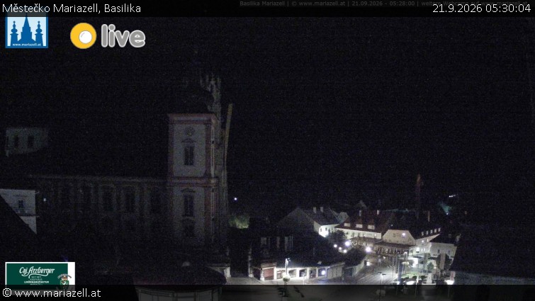 Městečko Mariazell - Basilika - 21.9.2026 v 05:30