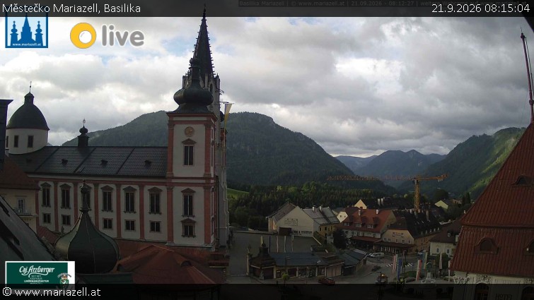 Městečko Mariazell - Basilika - 21.9.2026 v 08:15