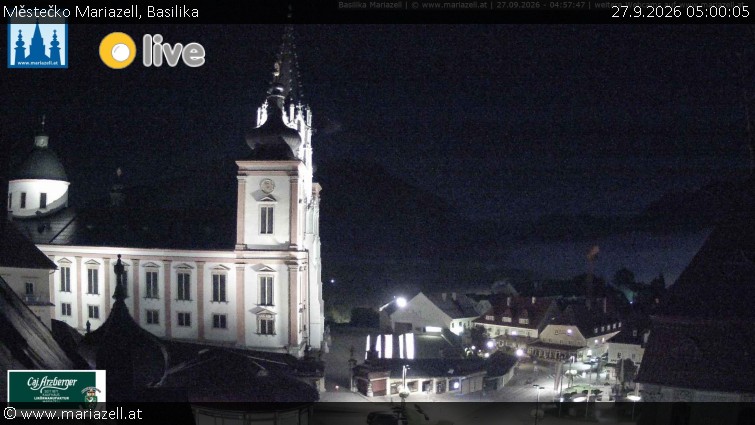 Městečko Mariazell - Basilika - 27.9.2026 v 05:00