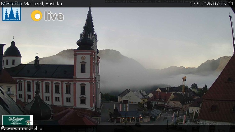 Městečko Mariazell - Basilika - 27.9.2026 v 07:15