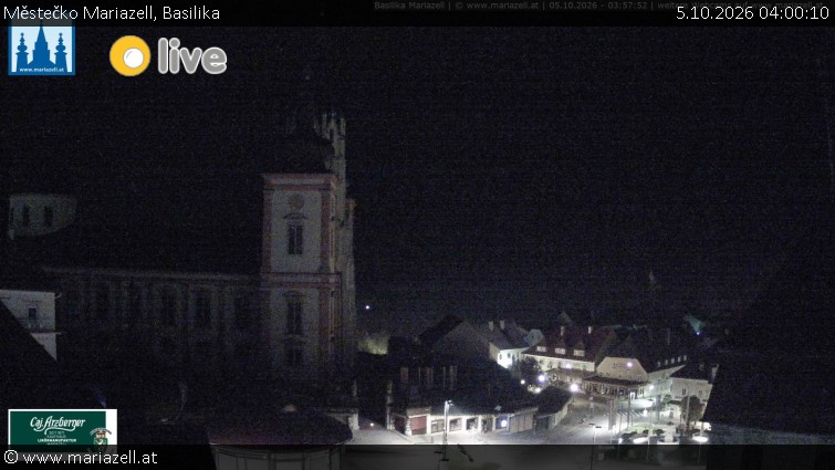 Městečko Mariazell - Basilika - 5.10.2026 v 04:00