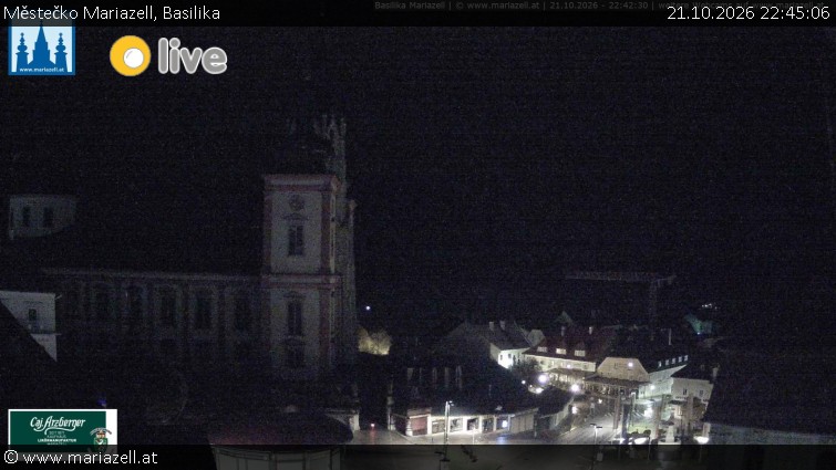 Městečko Mariazell - Basilika - 21.10.2026 v 22:45