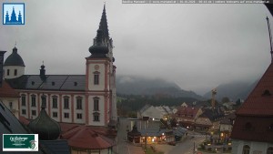 The town of Mariazell - Basilica - 30.10.2026 v 06:45 The town of Mariazell - Basilica - 30.10.2026 v 06:45