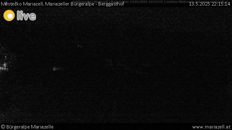Městečko Mariazell - Mariazeller Bürgeralpe - Berggasthof - 13.5.2025 v 22:15 Městečko Mariazell - Mariazeller Bürgeralpe - Berggasthof - 13.5.2025 v 22:15
