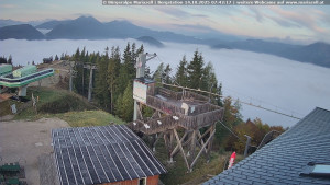 Městečko Mariazell - Mariazeller Bürgeralpe - Berggasthof - 14.10.2025 v 07:45