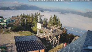 Městečko Mariazell - Mariazeller Bürgeralpe - Berggasthof - 14.10.2025 v 08:45