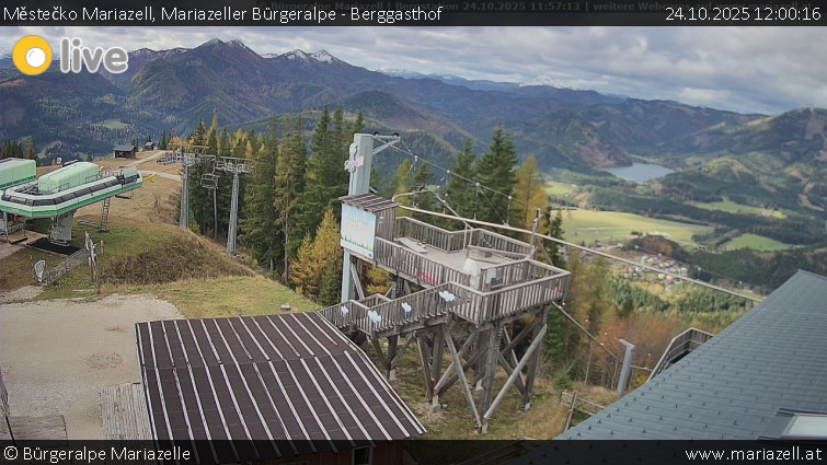 Městečko Mariazell - Mariazeller Bürgeralpe - Berggasthof - 24.10.2025 v 12:00