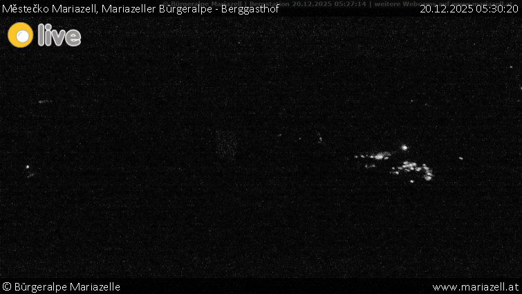 Městečko Mariazell - Mariazeller Bürgeralpe - Berggasthof - 20.12.2025 v 05:30
