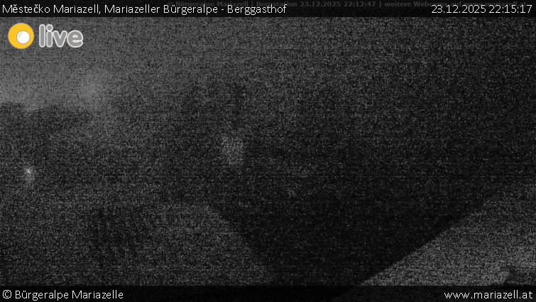 Městečko Mariazell - Mariazeller Bürgeralpe - Berggasthof - 23.12.2025 v 22:15