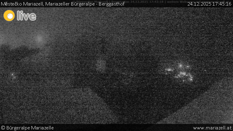 Městečko Mariazell - Mariazeller Bürgeralpe - Berggasthof - 24.12.2025 v 17:45