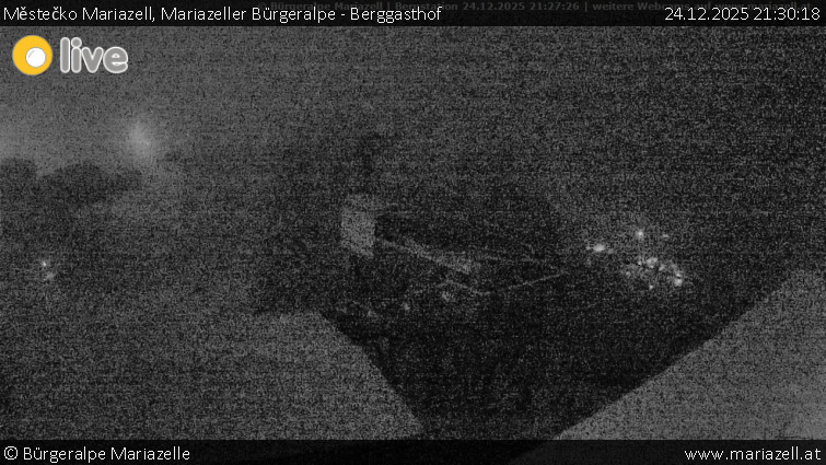 Městečko Mariazell - Mariazeller Bürgeralpe - Berggasthof - 24.12.2025 v 21:30