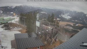 Městečko Mariazell - Mariazeller Bürgeralpe - Berggasthof - 7.2.2026 v 07:45