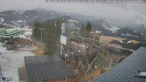 Městečko Mariazell - Mariazeller Bürgeralpe - Berggasthof - 7.2.2026 v 09:45