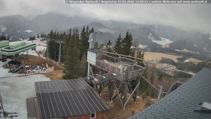 Městečko Mariazell - Mariazeller Bürgeralpe - Berggasthof - 7.2.2026 v 12:45