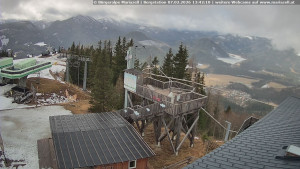 Městečko Mariazell - Mariazeller Bürgeralpe - Berggasthof - 7.2.2026 v 13:45