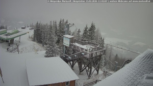 Městečko Mariazell - Mariazeller Bürgeralpe - Berggasthof - 15.2.2026 v 11:45