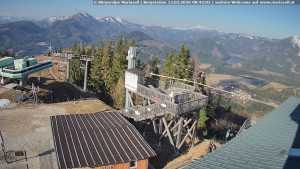 Městečko Mariazell - Mariazeller Bürgeralpe - Berggasthof - 13.3.2026 v 08:45