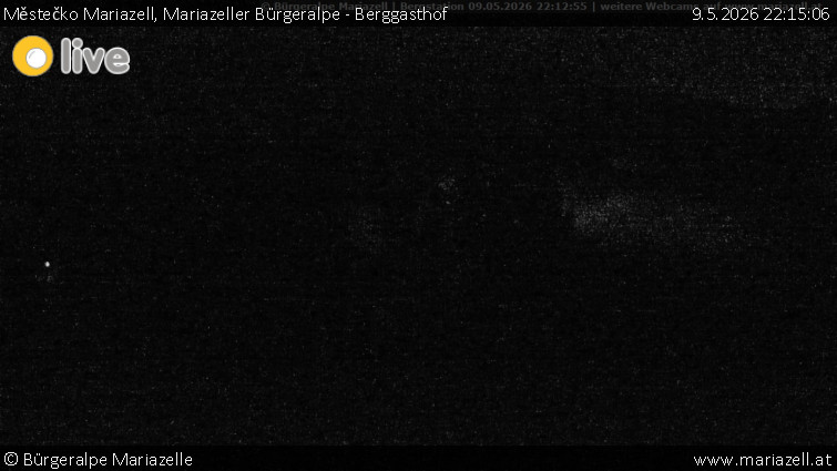 Městečko Mariazell - Mariazeller Bürgeralpe - Berggasthof - 9.5.2026 v 22:15