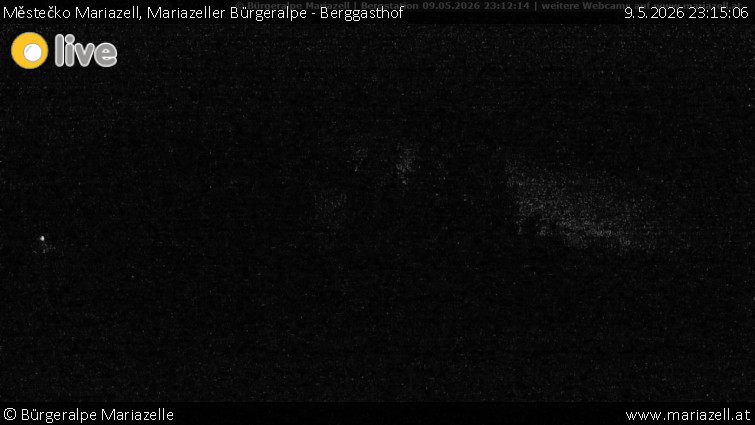 Městečko Mariazell - Mariazeller Bürgeralpe - Berggasthof - 9.5.2026 v 23:15