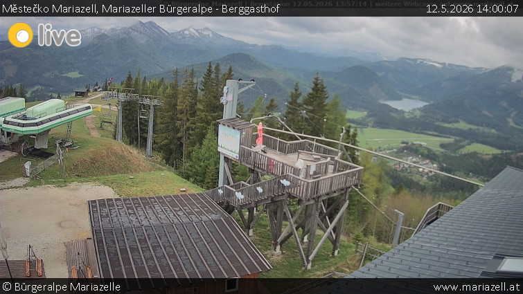 Městečko Mariazell - Mariazeller Bürgeralpe - Berggasthof - 12.5.2026 v 14:00