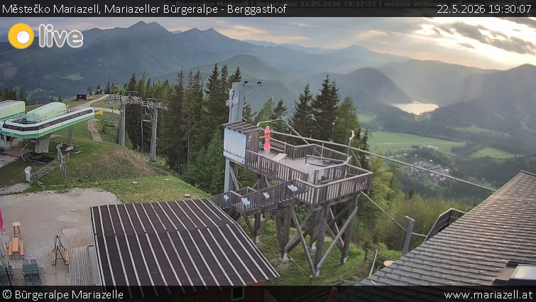 Městečko Mariazell - Mariazeller Bürgeralpe - Berggasthof - 22.5.2026 v 19:30