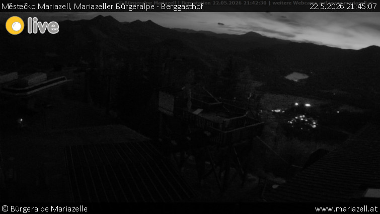 Městečko Mariazell - Mariazeller Bürgeralpe - Berggasthof - 22.5.2026 v 21:45